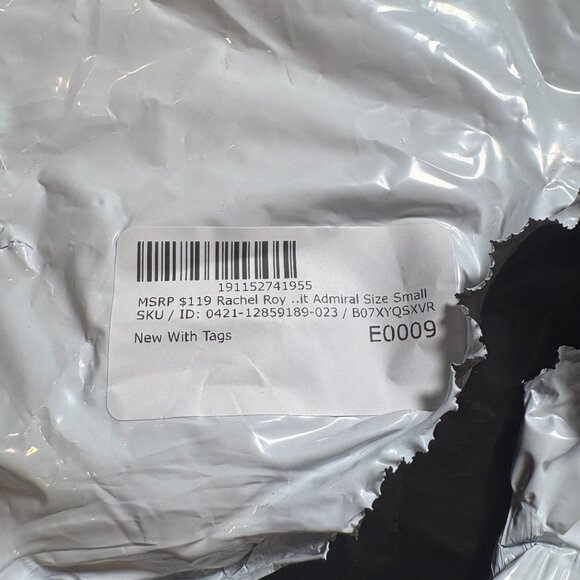 RACHEL Rachel Roy Ribbed One-Shoulder 1-Piece Swimsuit Blue Size Small NWT! - Picture 7 of 7